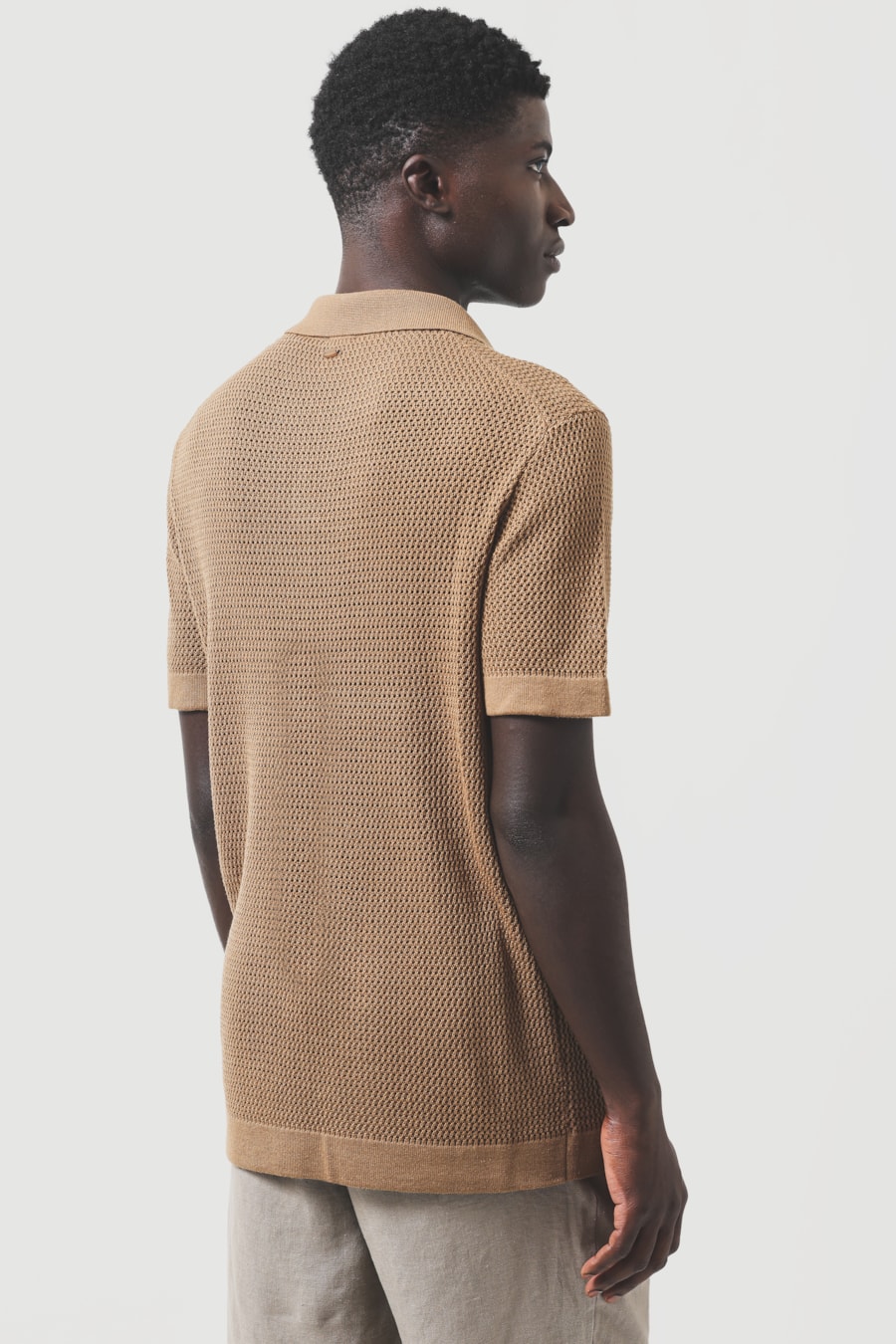 Tricot Manga Curta Ponto Crochê Fendi — foto 4 de 6