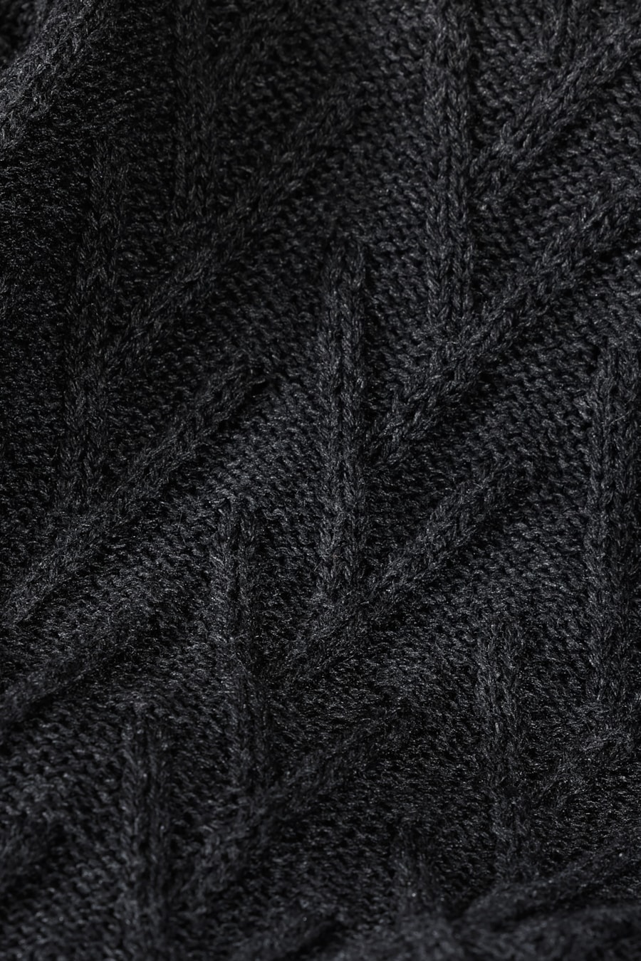 Tricot Manga Longa Jacquard Grafite — foto 5 de 5