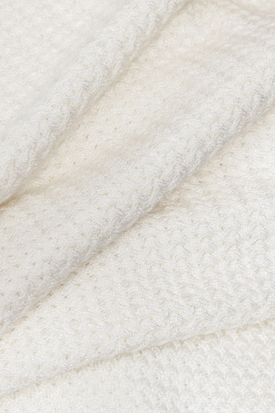 Tricot Manga Longa Viscose Jacquard Off White — foto 6 de 6