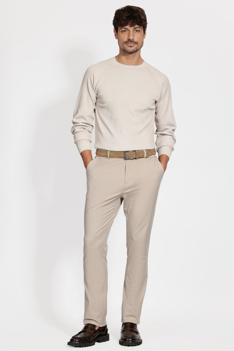 Tricot Raglan Jacquard Caqui