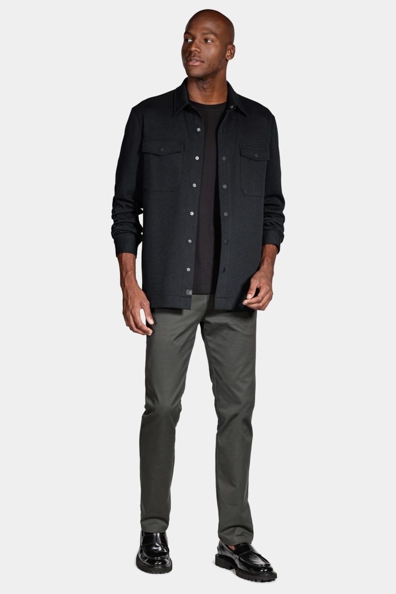 Tshirt Interlock Spandex Preto